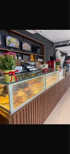 Vitrine refrigerado / quente / ambiente