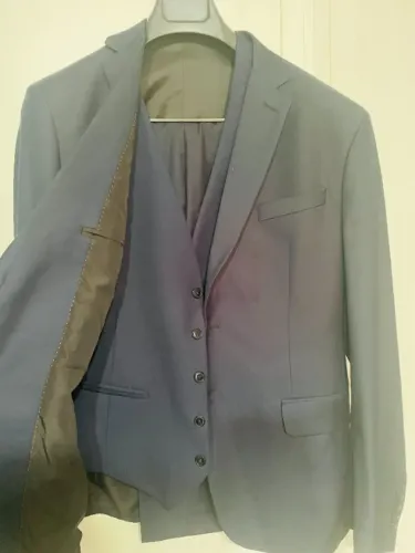 Terno com Colete! Slim Fit! Novo ! TNG! 3 peças