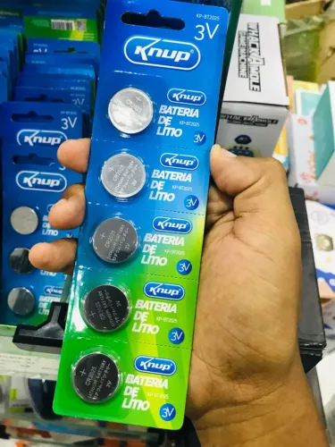 Bateria Lítio 3V Cr2032 (Cartela 5 Pilhas) Novo - Garantia