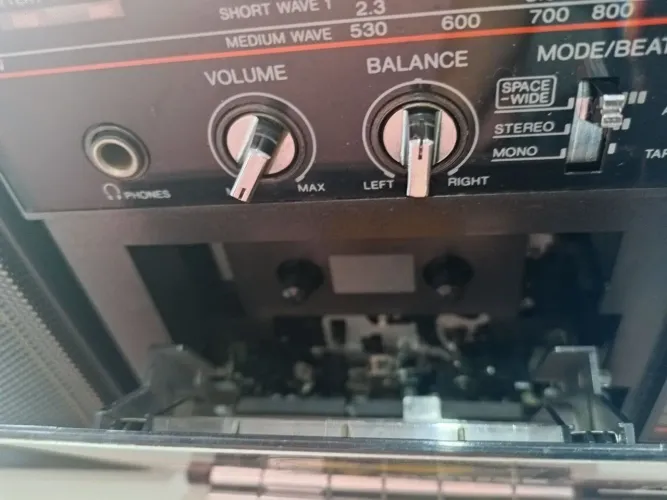 Aparelho de som vintage TOSHIBA SX28 Com Bluetooth adaptador