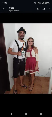 Vestido típico alemão ajustavel veludo