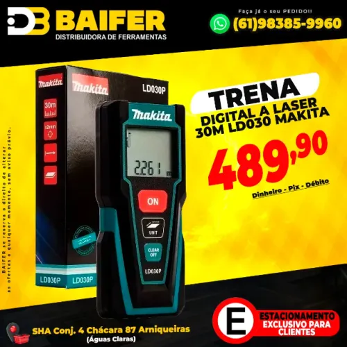 Trena Digital A Laser 30m Ld030 Makita