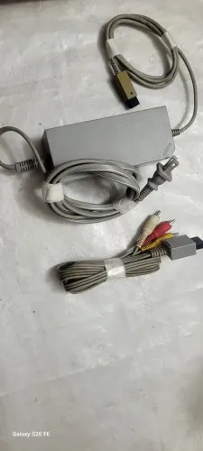 Fonte e Cabo Nintendo Wii Originais - 150 Reais