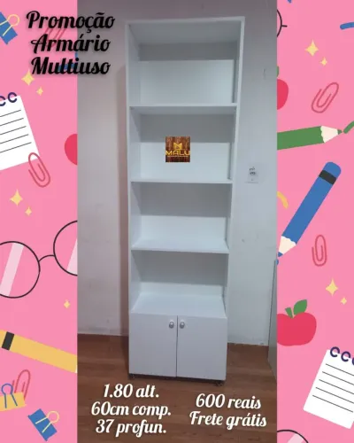 Armário Multiuso Branco em Promoção