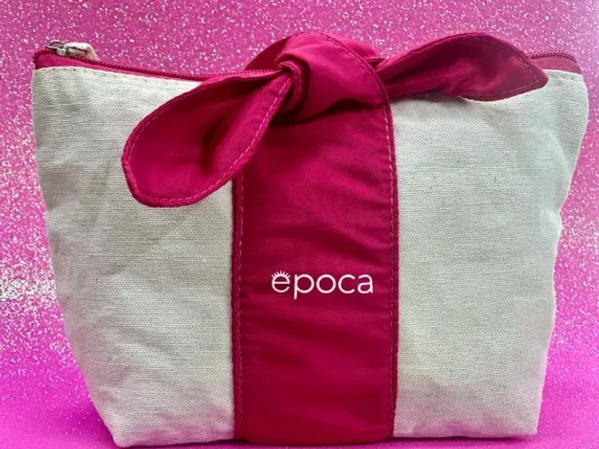 Necessaire de tecido lacinho