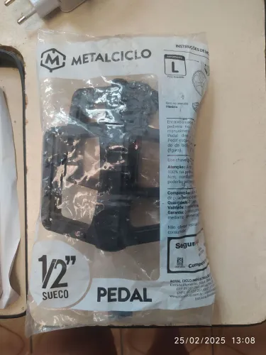 Pedal 1/2'' Suéco Metalciclo