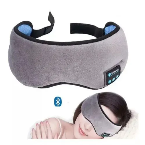 Máscara tapa olho com fone bluetooth (entrega)