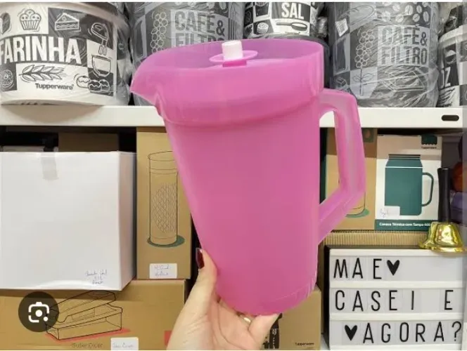 Jarra Rosa Tupperware