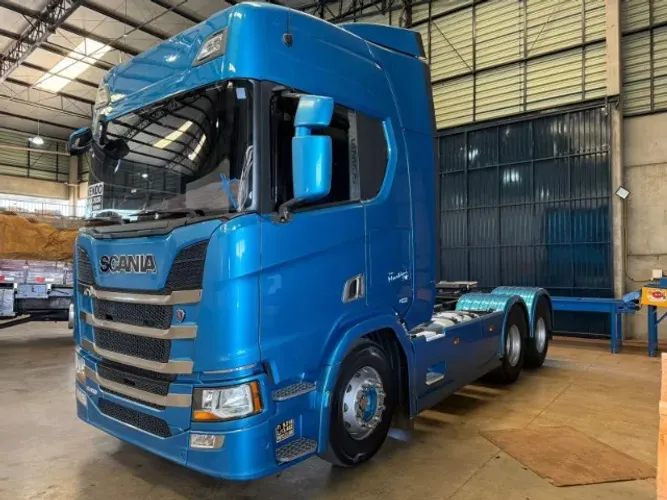 SCANIA R450 6X2 UNICO DONO SERIE BLUE FUN EDITION