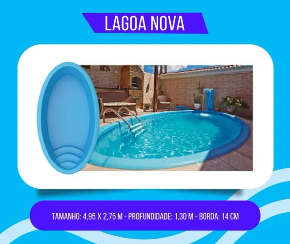 Piscina em fibra