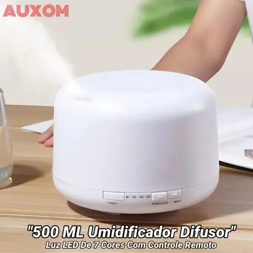 Difusor Elétrico 500ml + 2 Essências a base de óleo