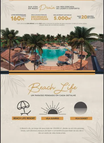 Beach Life lotes de 8x20