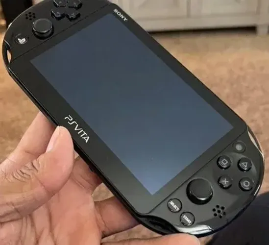 PS Vita Slim Preto Desbloqueado - Perfeito Estado