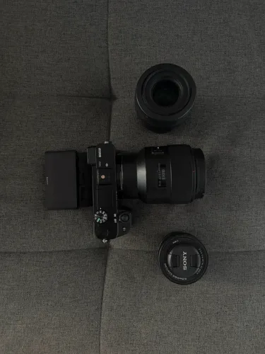 Camera sony 6100+ lentes sigma