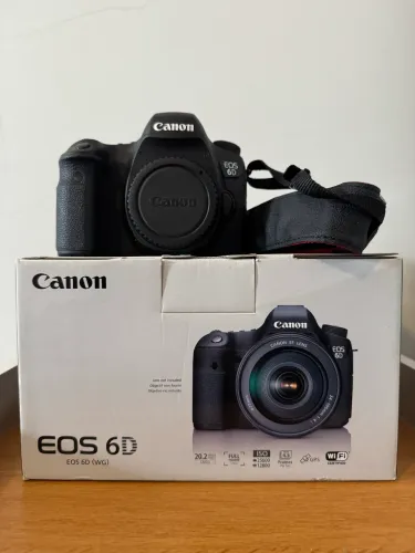Kit Profissional Canon 6D Full Frame + 3 Lentes + Flash 580EX II + Grip + Mochila