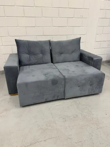 sofa suede entrega rapida