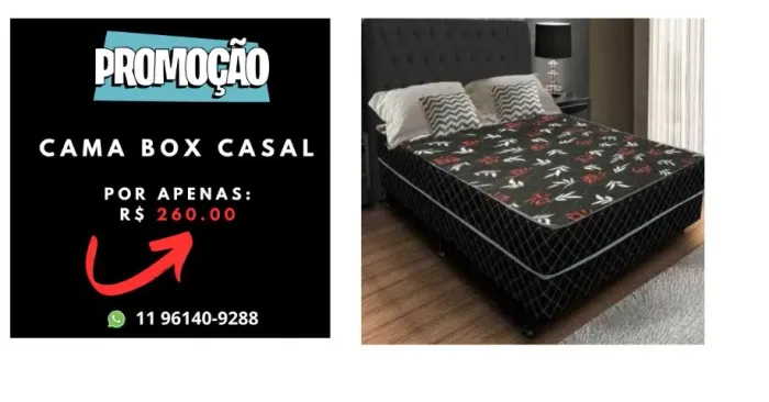 cama box casal (promoção)