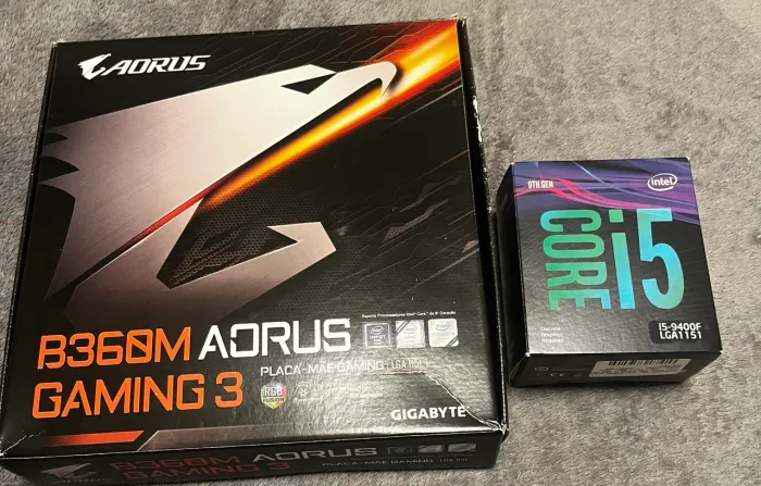 Conjunto gamer!!! B360M AORUS GAMING 3 / i5 9400F