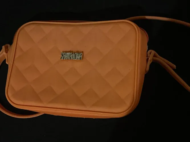 bolsa laranja santa lola, usada 2 vezes