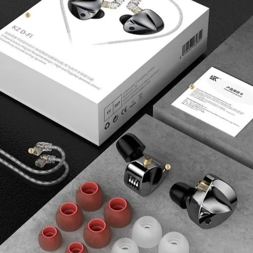 Fone de ouvido KZ D-Fi com Tuning sem MIC- Novo e lacrado
