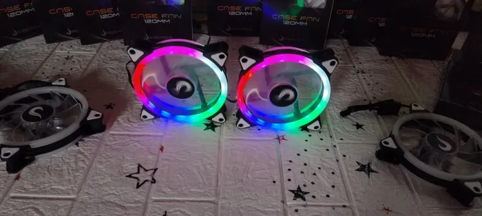 Cooler Fans - 120mm - iluminação dupla Rgb