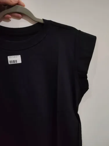 Tshirt manga curta M preta