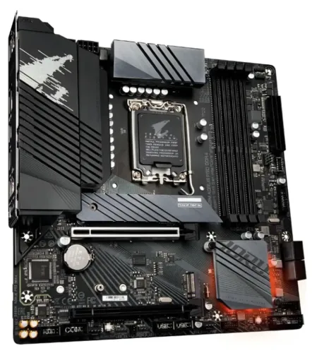 Placa mae B660M AORUS PRO DDR4 Gigabyte LGA 1700 + Processador Intel Core i5-12600K 12ª G