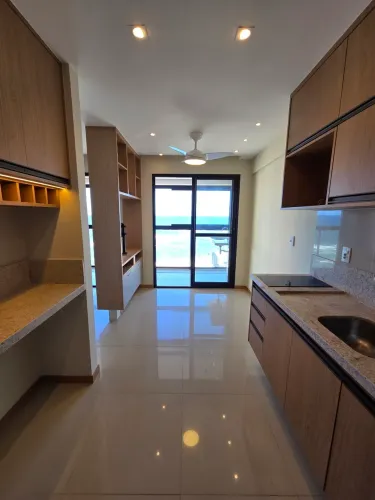 STUDIO DE FRENTE PARA O MAR ALUGUEL SEMIMOBILIADO DE FINO ACABAMENTO NA PITUBA