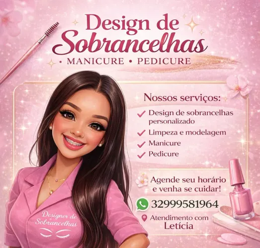 Sobrancelhas e unhas