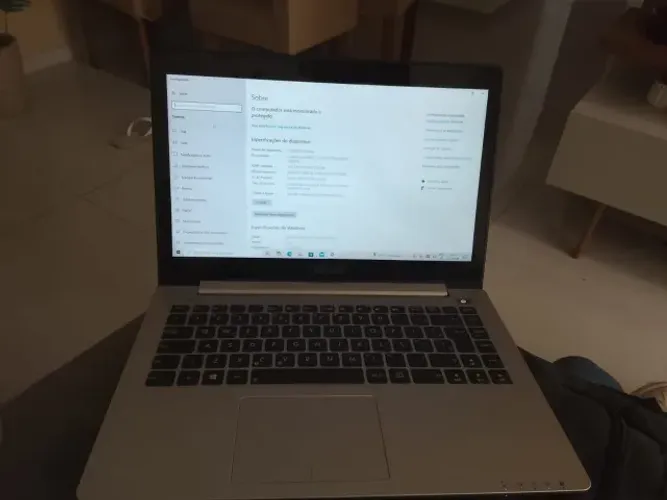 Notebook ASUS com Tela Touch