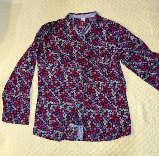 Camisa Florida 100% Algodão - Tamnho XL(14) Old Navy