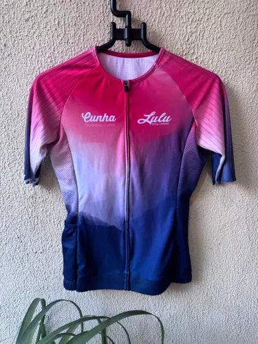 Camisa Ciclismo Jersey Lulu Cunha Tamanho G Mtb Speed Gravel
