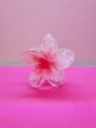 Acessório de Cabelo Flor Rosa