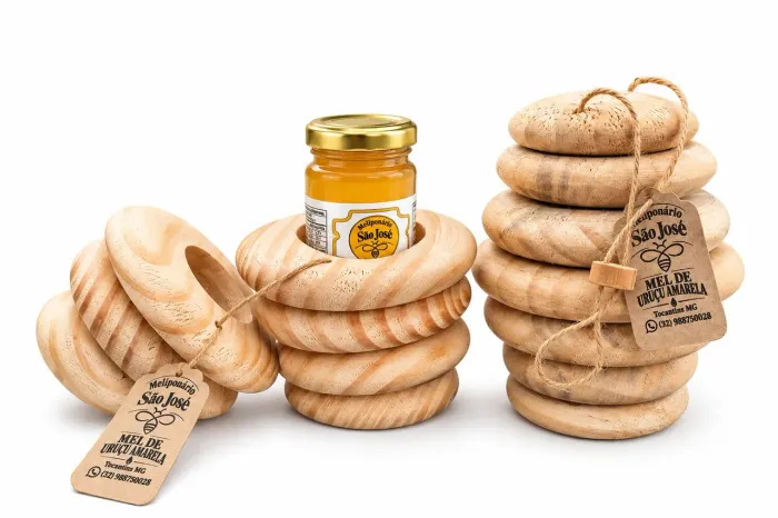 Mel Uruçu Amarela 140g - Maturado e Desumidificado - Embalagem Especial