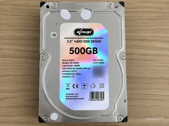 HD NOVO KNUP INTERNO 500 GB