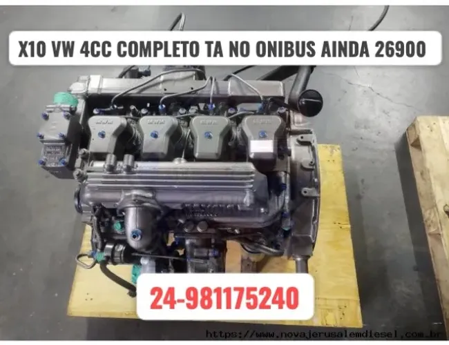 MOTOR VOLKS X 10 4 CILINDROS COMPLETO