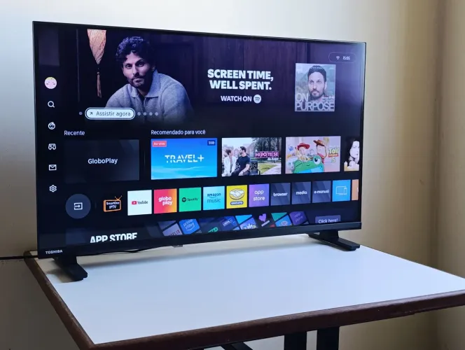 Smart TV Toshiba DLED (Sistema VIDAA) com Controle Original 32"