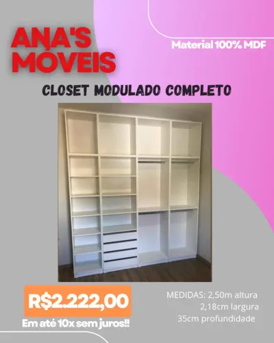 Closet Modulado Completo