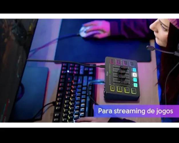 V/AUDIO MIXER GAMER RGB AMPLIGAME FIFINE SC3