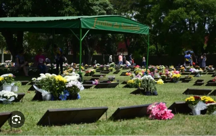 Lote na primeira quadra do Cemitério Jardim da Saudade 
