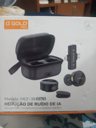 Microfone Lapela com cancelamento de ruidos