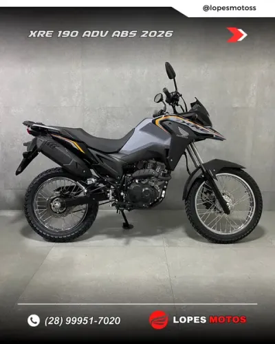 HONDA XRE 190 ADV 2026