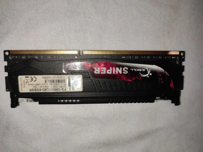 Memória RAM G-Skill Sniper 4GB DDR3 1600mhz CL9