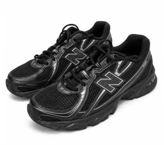 Tênis New Balance 740 Preto Original Novo US 10