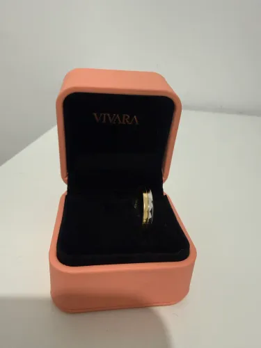 Anel ouro amarelo e branco 18k Vivara 