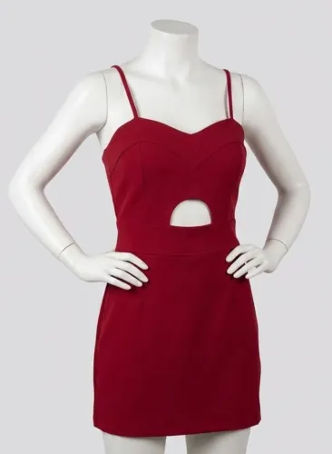 Vestido Macaquinho Vermelho GG