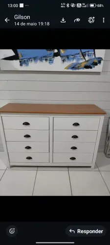 Balcão vintage em ótimo estado de conservação... Obs tem q trocar a corrediça de uma gav