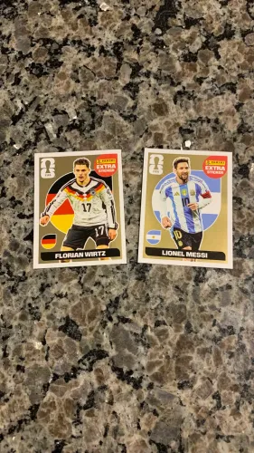 Messi e Wirtz ouro Legend Original Panini