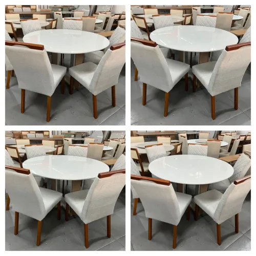 Mesa de madeira pronta entrega nova