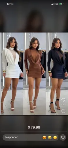 Vestido Marrom